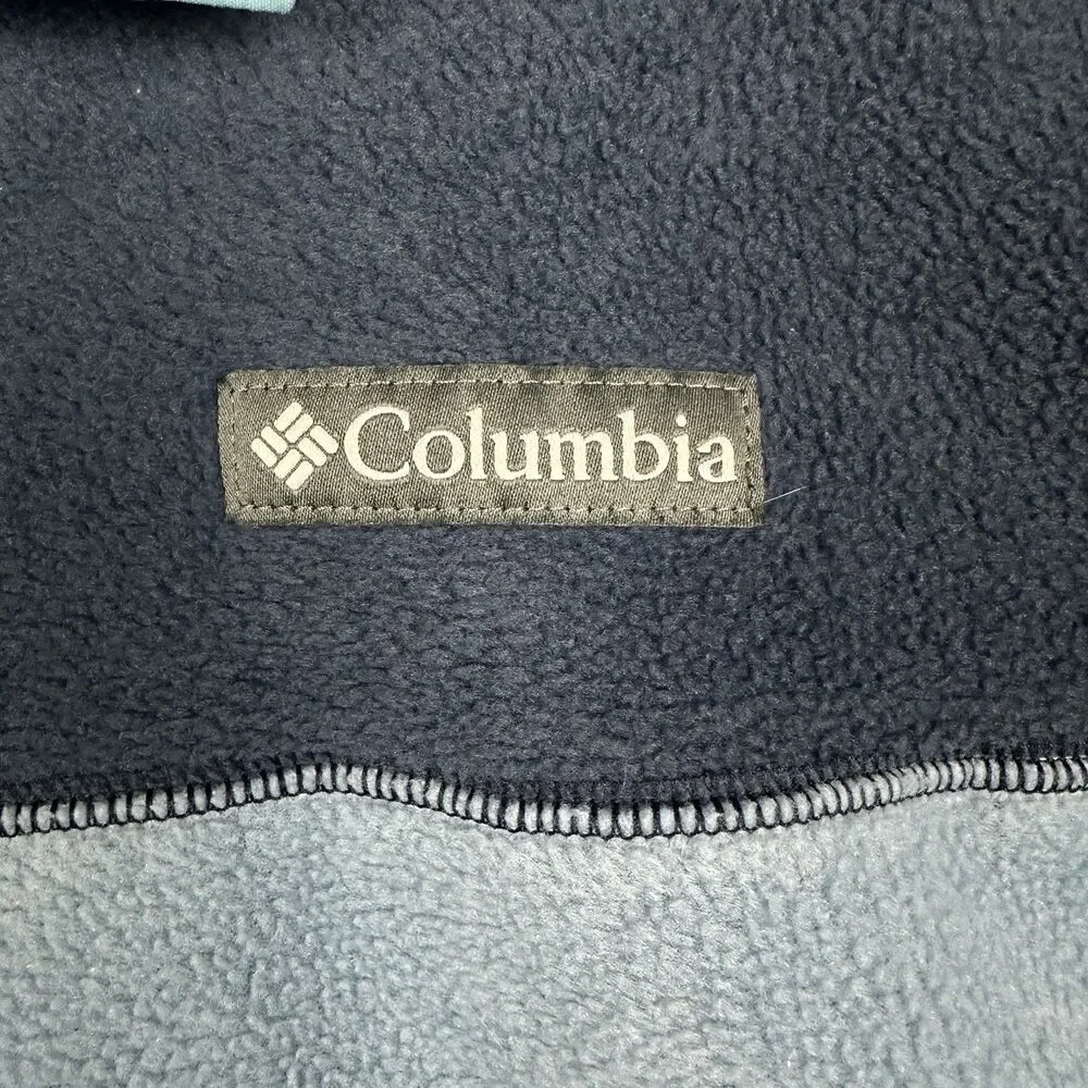 Columbia Steens Mountain Half Snap Fleece Pullover Mens XXL Navy Blue Outdoor